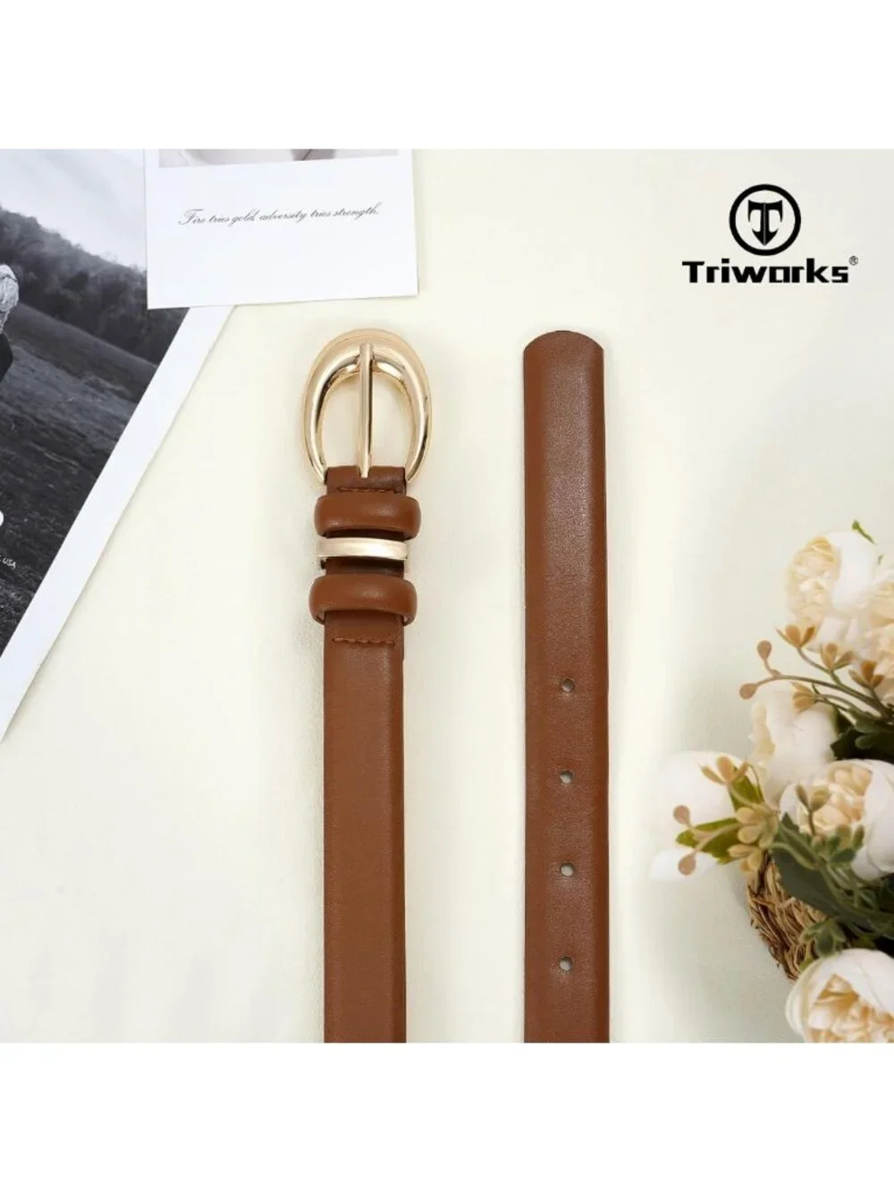 Stylish 3-Pack Women's Faux Leather Belts for Jeans with Chic Gold Buckle